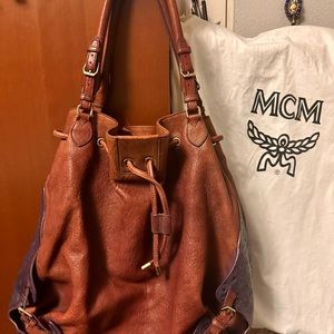 Vintage MCM bucket bag.